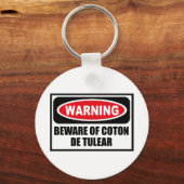 コト警告ン・ド・チュラー・キー・チェーンに対する警戒 キーホルダー (正面)
