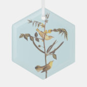 コドモのイラクチョウ ガラスオーナメント (正面)