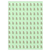 コドモはツタの葉の上に野生の鳥の上にとまった テーブルクロス (正面)