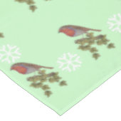 コドモはツタの葉の上に野生の鳥の上にとまった テーブルクロス (アングル)