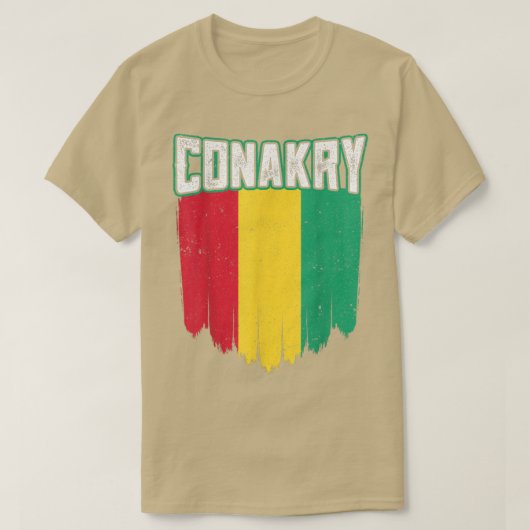 コナクリ・ギニアTシャツ Tシャツ (デザイン正面)