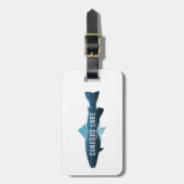 コナスレイクニューヨークフィッシュ ラゲッジタグ (正面縦)