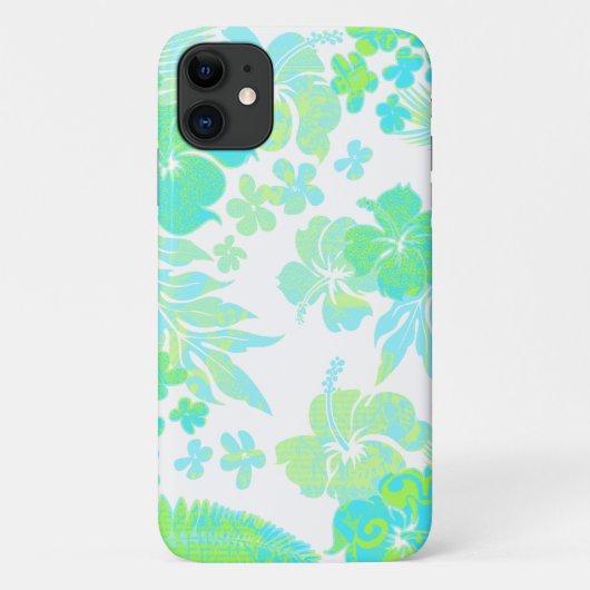 コナタイムズアクアハイビスカスハワイアンエンジニアリング Case-Mate iPhoneケース (裏面)