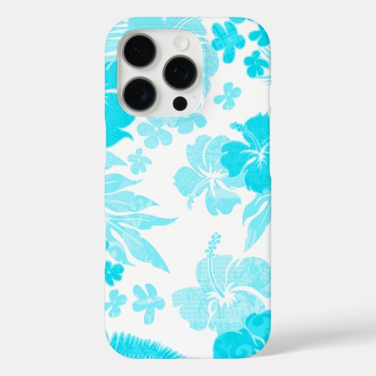 コナタイムズハイビスカスハワイアンエンジニアードアクア Case-Mate iPhoneケース (裏面)