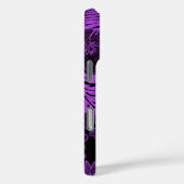 コナタイムズハイビスカスハワイアンエンジニアードバイオレット Case-Mate iPhoneケース (裏面 / 右)