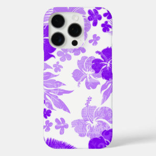 コナタイムズハイビスカスハワイアンエンジニアードパープル iPhone 16 PROケース