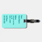 コナタイムズハイビスカスハワイアンラゲッジタグ ラゲッジタグ (裏面横)