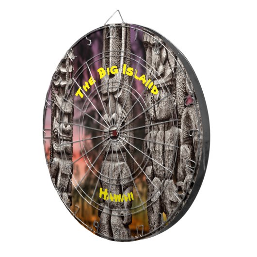 コナハワイ州ティキ部族会議 ダーツボード (正面右)