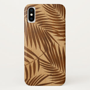 コナパームズハワイアンリーフウフェイクッド iPhone X ケース
