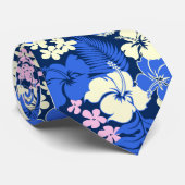コナベイハワイアンハイビスカスアロハシャツプリント ネクタイ (ロール)