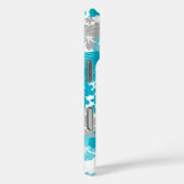 コナベイハワイアンハイビスカスターコイズ Case-Mate iPhoneケース (裏面 / 右)