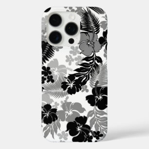 コナベイハワイアンハイビスカスブラック iPhone 16 PROケース