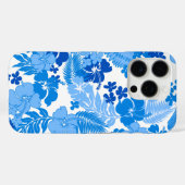 コナベイハワイアンハイビスカスブルー Case-Mate iPhoneケース (裏面 (横))