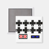 コナミ・コントラコード マグネット (正面/裏面)