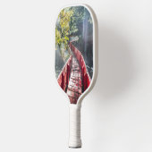 コナリペのテルマス幾何学模様の太陽 ピックルボールラケット (左)