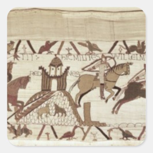 コナンはドールから逃げる スクエアシール (正面)