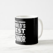 コナーパーソナライズされた名誕生日 コーヒーマグカップ (正面右)