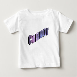 コナー、青い星雲の雲から作られた名前 ベビーTシャツ