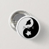 コナ救ヴィレッジボタン 缶バッジ (正面&裏面)