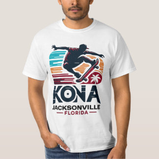 コナ ジャクソンビル フロリダ スケートパーク Tシャツ