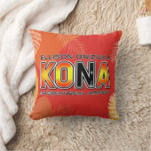 コナKOA国際的空港コード装飾用クッション クッション (ブランケット)