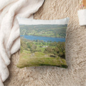 コニストンウォーターポストカード クッション (ブランケット)