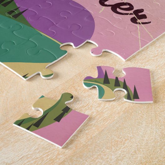 コニストンウォーターレイクディストリクト ジグソーパズル (側面)