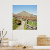 コニストン葉書クッションの老人 ポスター (キッチン)