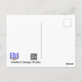 コニホフィアウバリアオレンジフラワーディハガキ ポストカード (裏面)