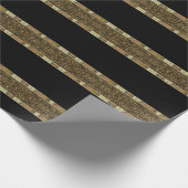 コニャックの技術のバロックの美しい ラッピングペーパー (角)