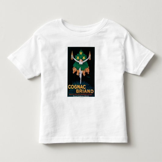 コニャックのBriandの昇進ポスター トドラーTシャツ (正面)