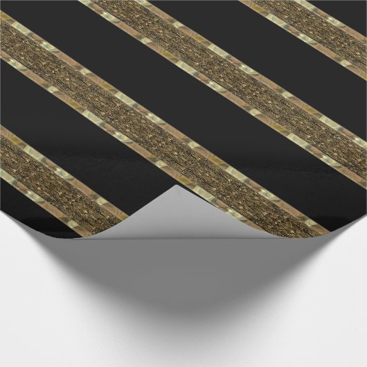 コニャッククラフトバロック美しい光沢 ラッピングペーパー (角)