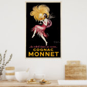 コニャックモネットバイカプピエルロヴィンテージポスター ポスター (キッチン)