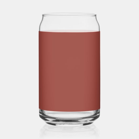 コニャック無地のカラーミニマリスト平野モダン ガラス缶 (正面)