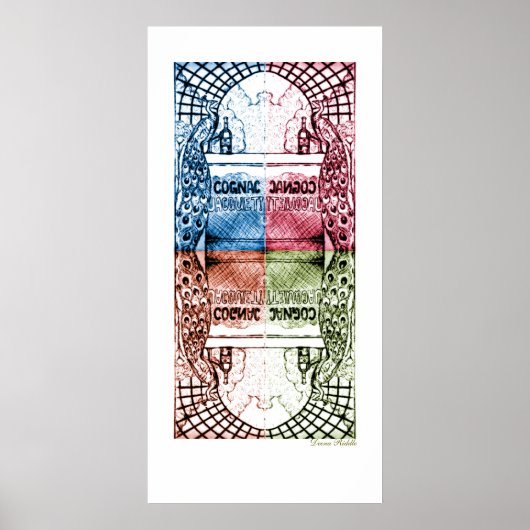 コニャック4色 ポスター (正面)