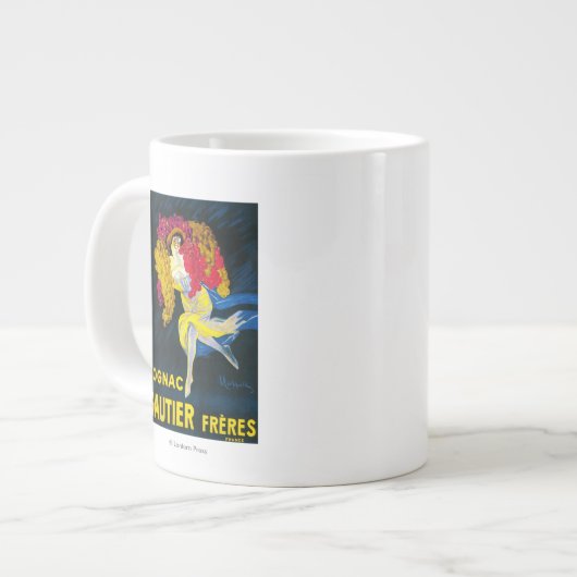 コニャック·ゴーティエ·プロモーション·ポスター·フランス ジャンボコーヒーマグカップ (正面左)