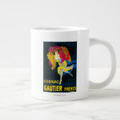 コニャック·ゴーティエ·プロモーション·ポスター·フランス ジャンボコーヒーマグカップ (右)