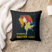 コニャックGautier昇進のPosterFrance クッション (ブランケット)