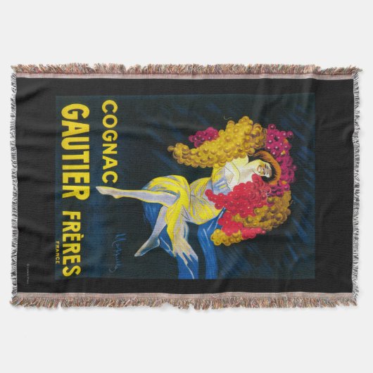 コニャックGautier昇進のPosterFrance スローブランケット (正面)