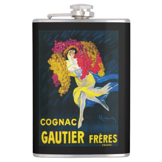 コニャックGautier昇進のPosterFrance フラスク (正面)