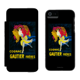 コニャックGautier昇進のPosterFrance iPhone SE/5/5sウォレットケース