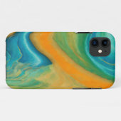 「コニル」。抽象芸術カラフルブレンド Case-Mate iPhoneケース (裏面(横))