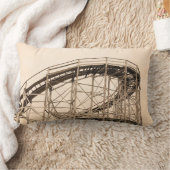 コニーアイランドのジェットコースター ランバークッション (ブランケット)