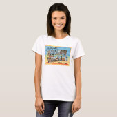 コニーアイランドのニューヨークNYのヴィンテージ旅行郵便はがき- Tシャツ (正面フル)