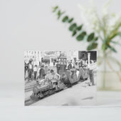 コニーアイランドのミニチュア鉄道 1905年 ポストカード (スタンド正面)