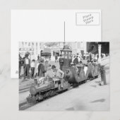コニーアイランドのミニチュア鉄道 1905年 ポストカード (正面/裏面)