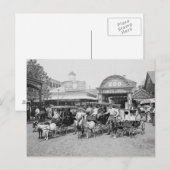 コニーアイランドのヤギの馬車、1910年 ポストカード (正面/裏面)