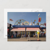 コニーアイランドアミューズメントの食べ物 ポストカード (正面/裏面)