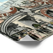 コニーアイランドエントランスヴィンテージインスパイア ポスター (角)