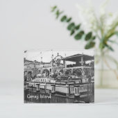 コニーアイランドケーキウォークポストカードヴィンテージ写真 ポストカード (スタンド正面)